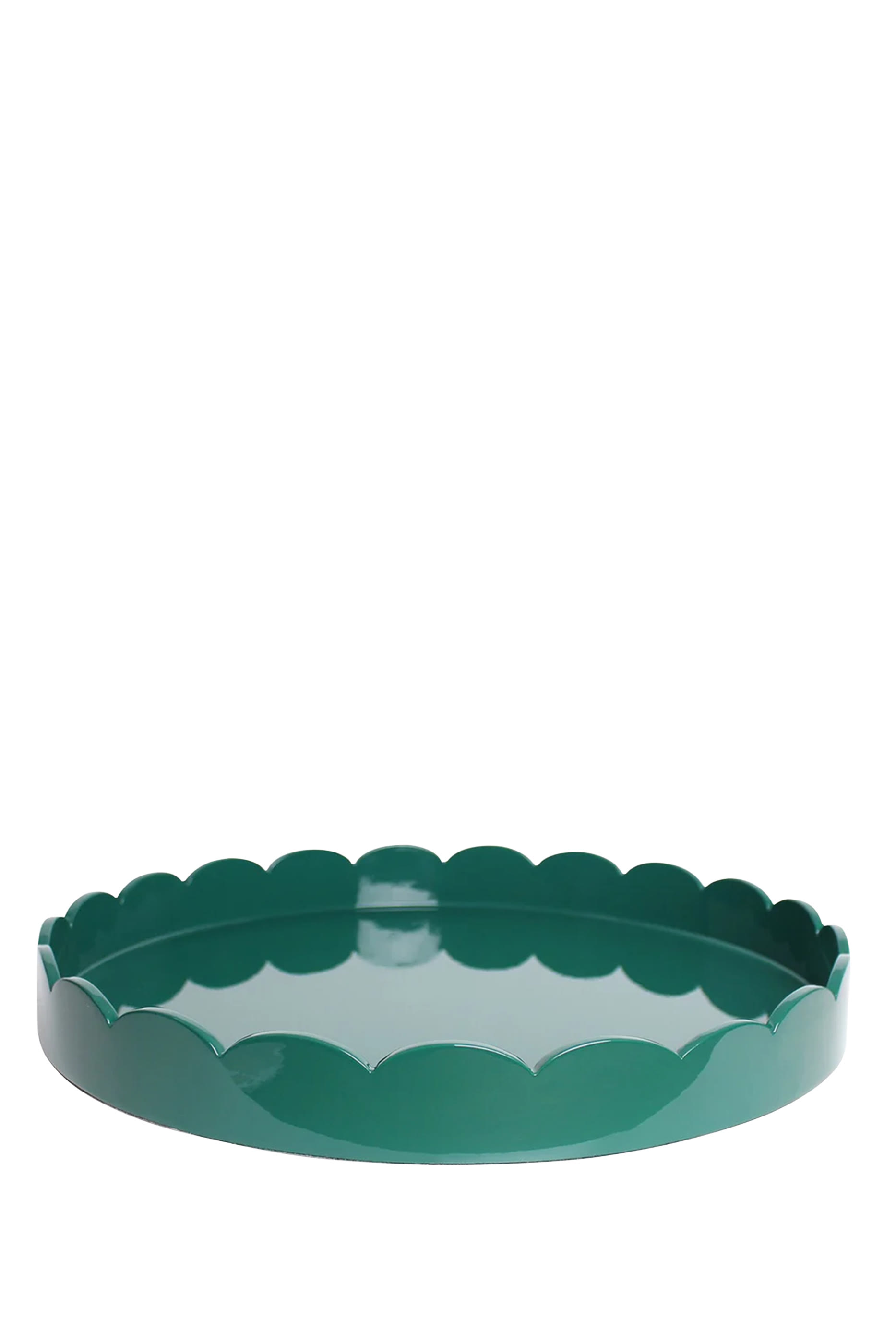 Racing Round Scalloped Tray