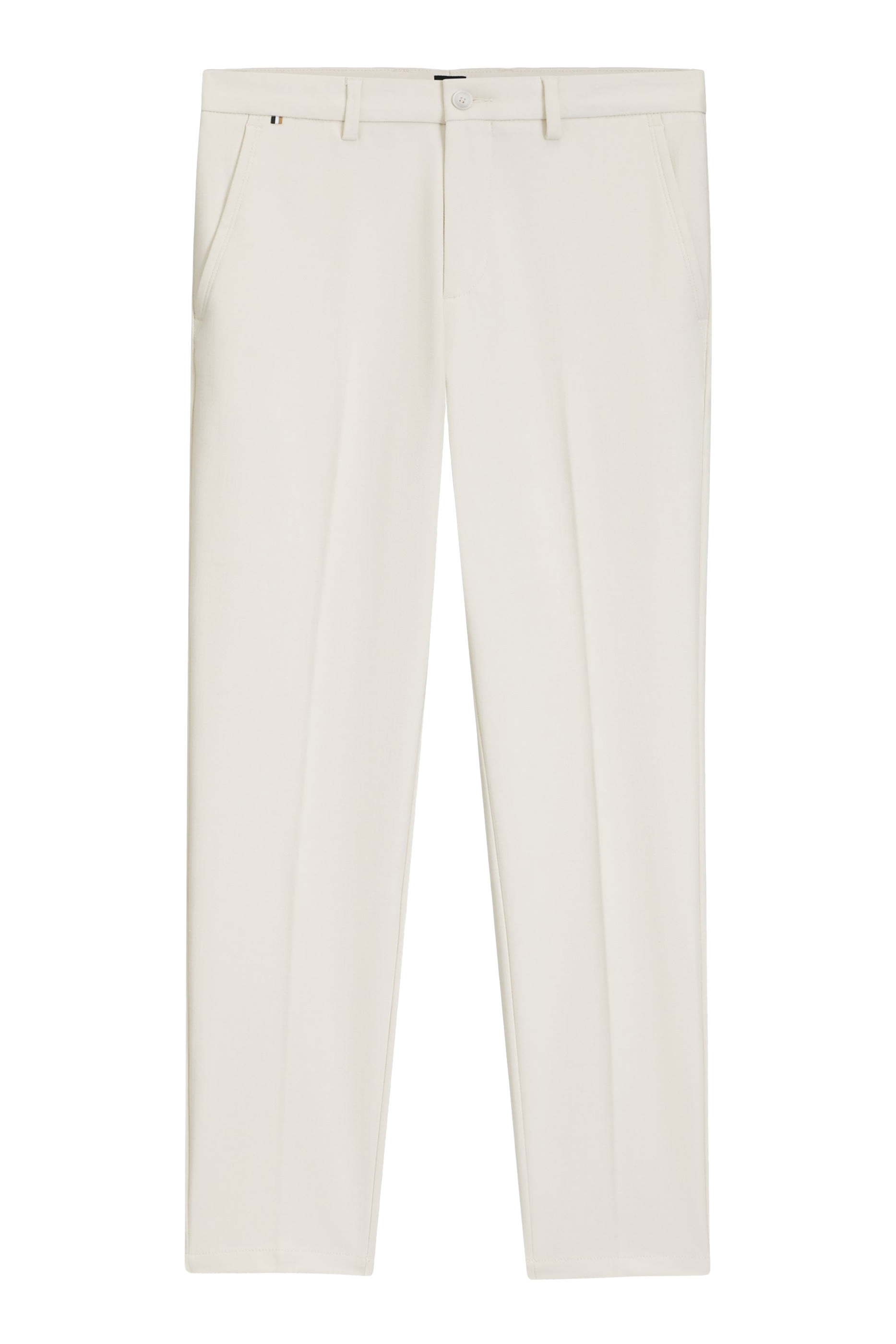  Slim-Fit Trousers in Brushed Herringbone