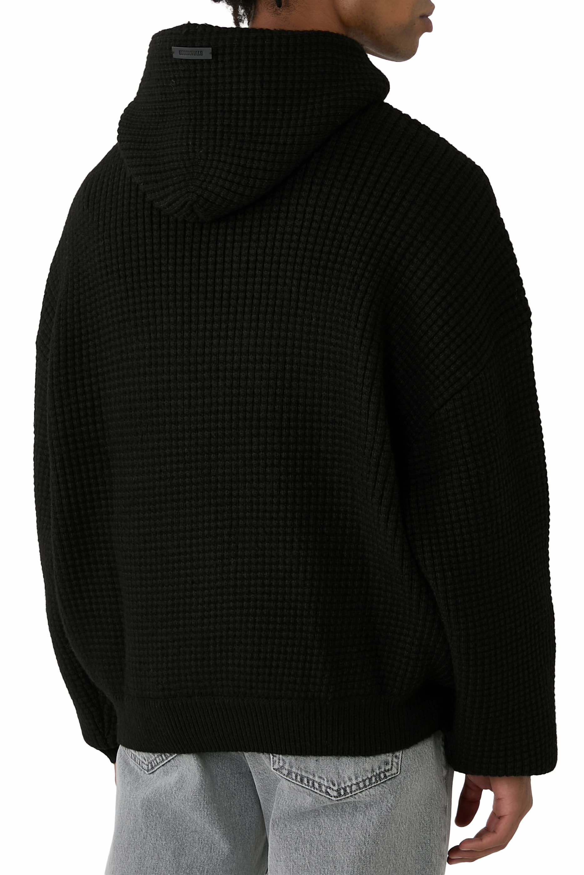 Heavy Waffle 90`s Hoodie 