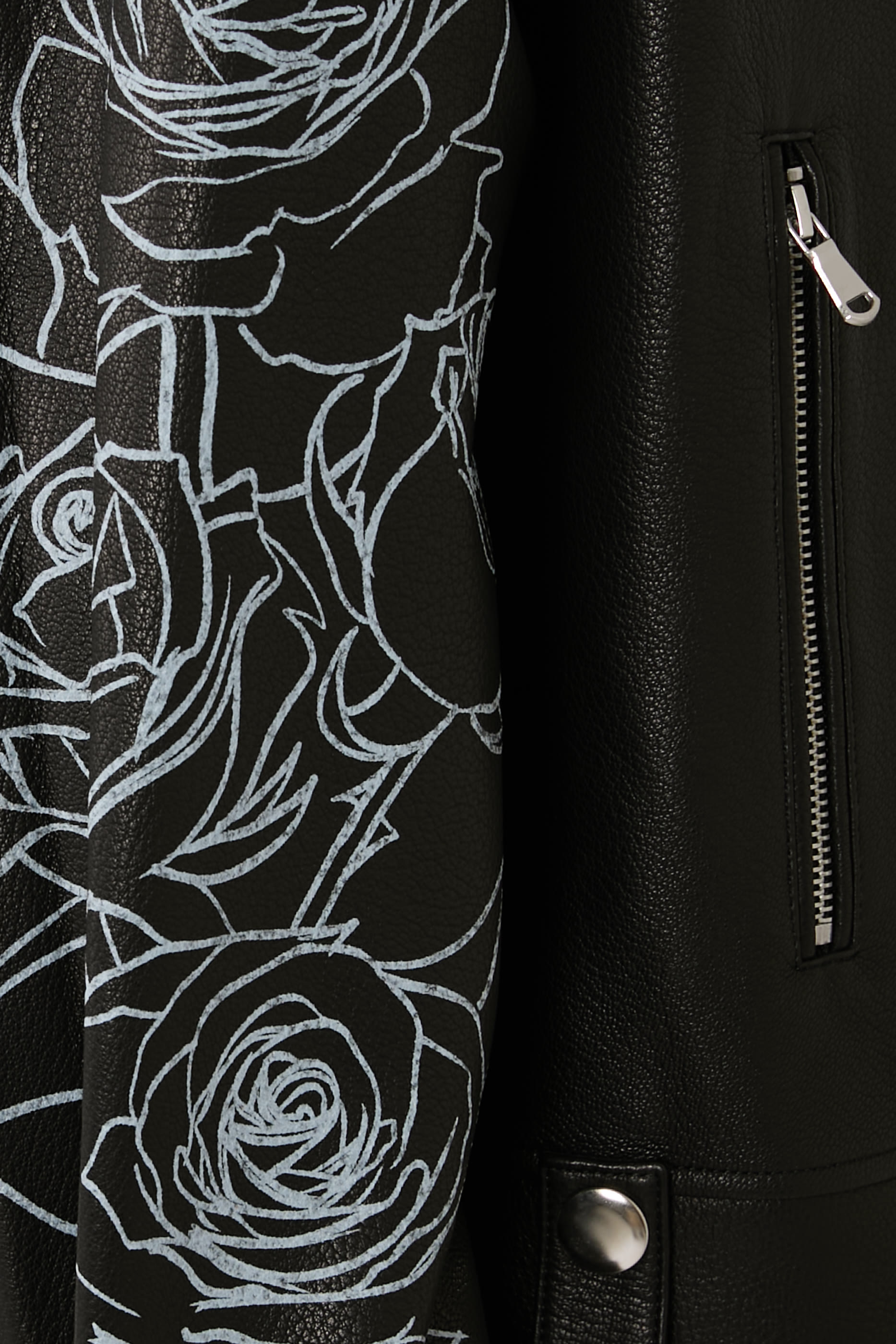 Roses Leather Blouson 