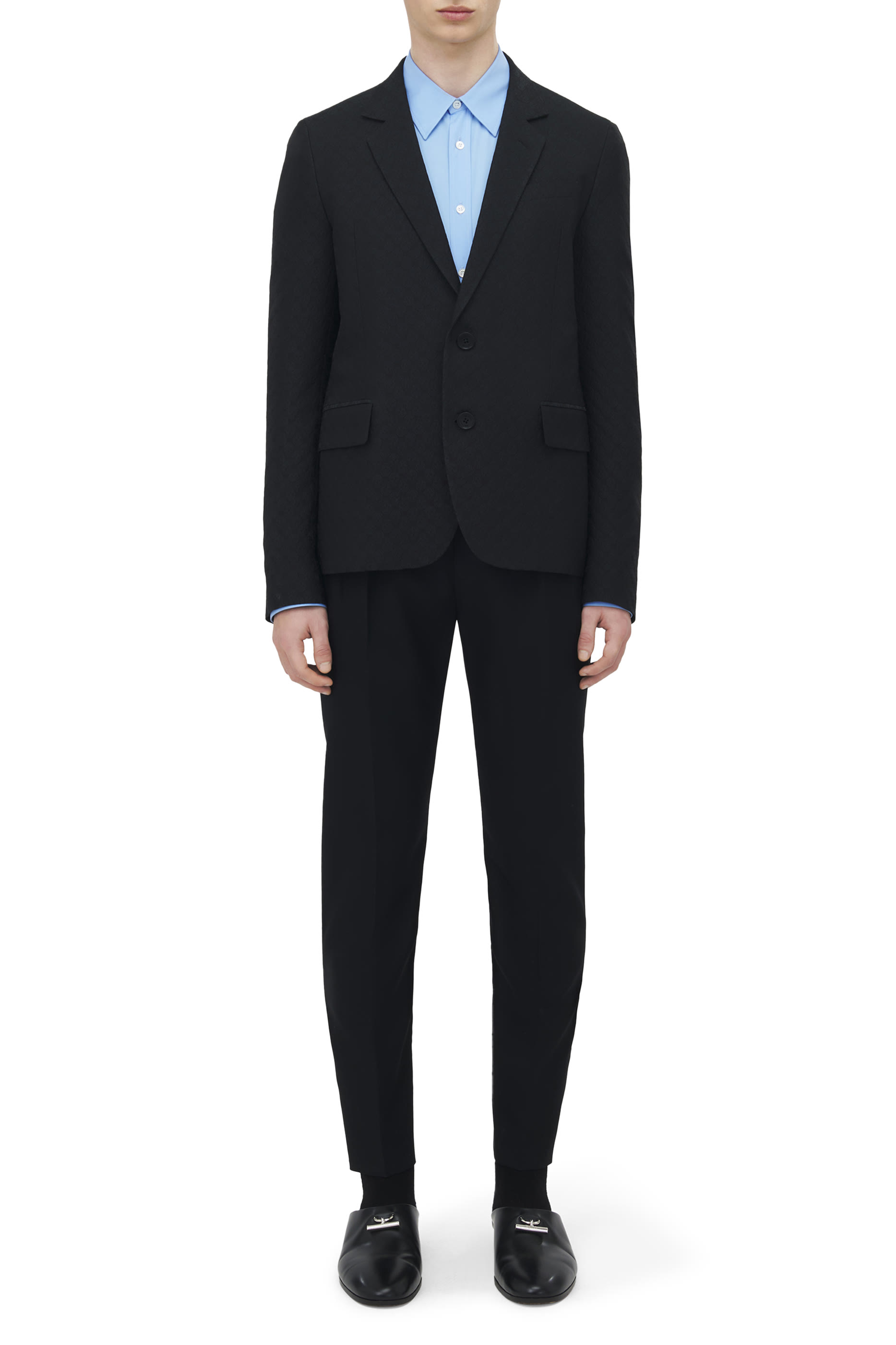 Skull Jacquard Deconstructed Jacket