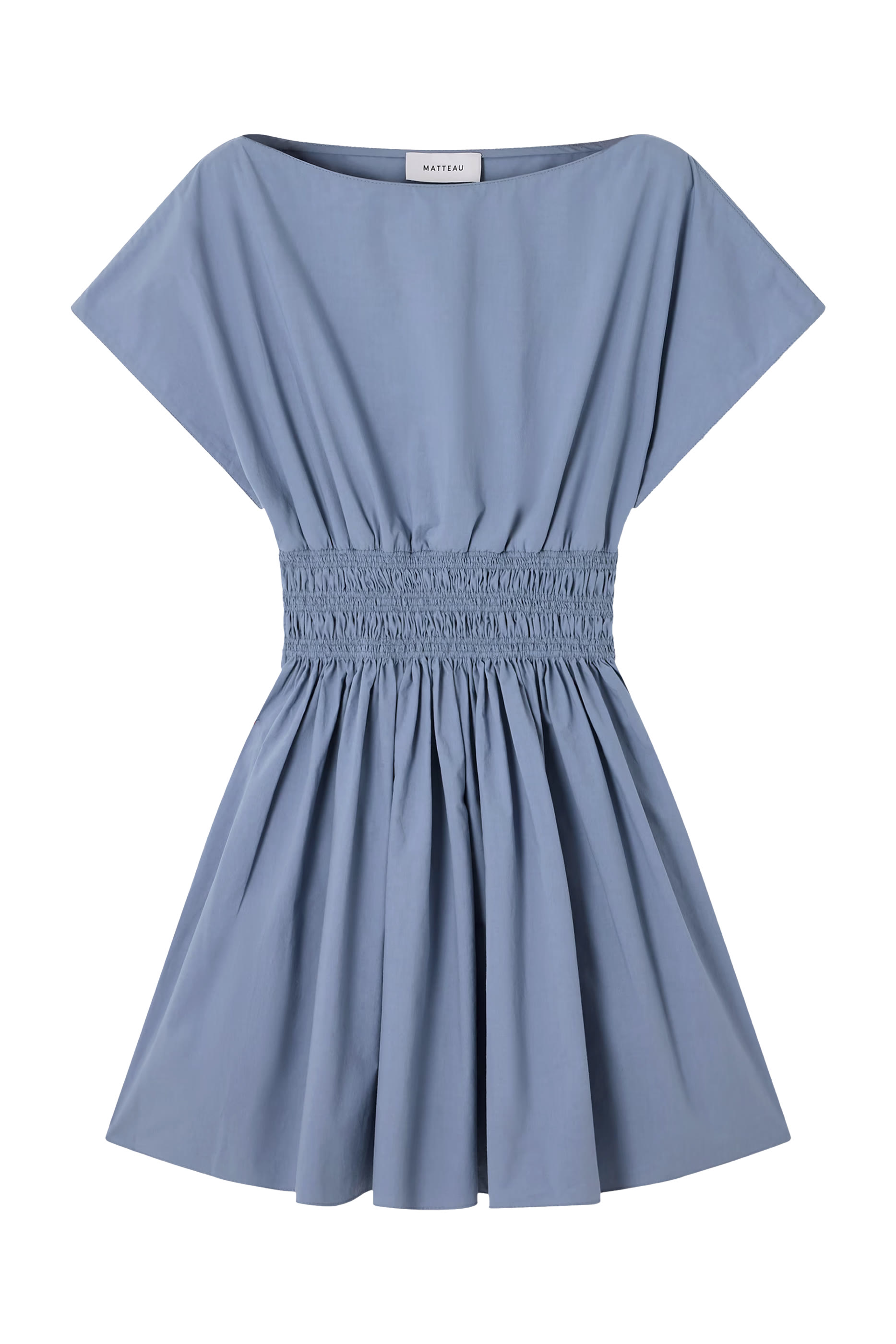 Shirred Waist Mini Dress