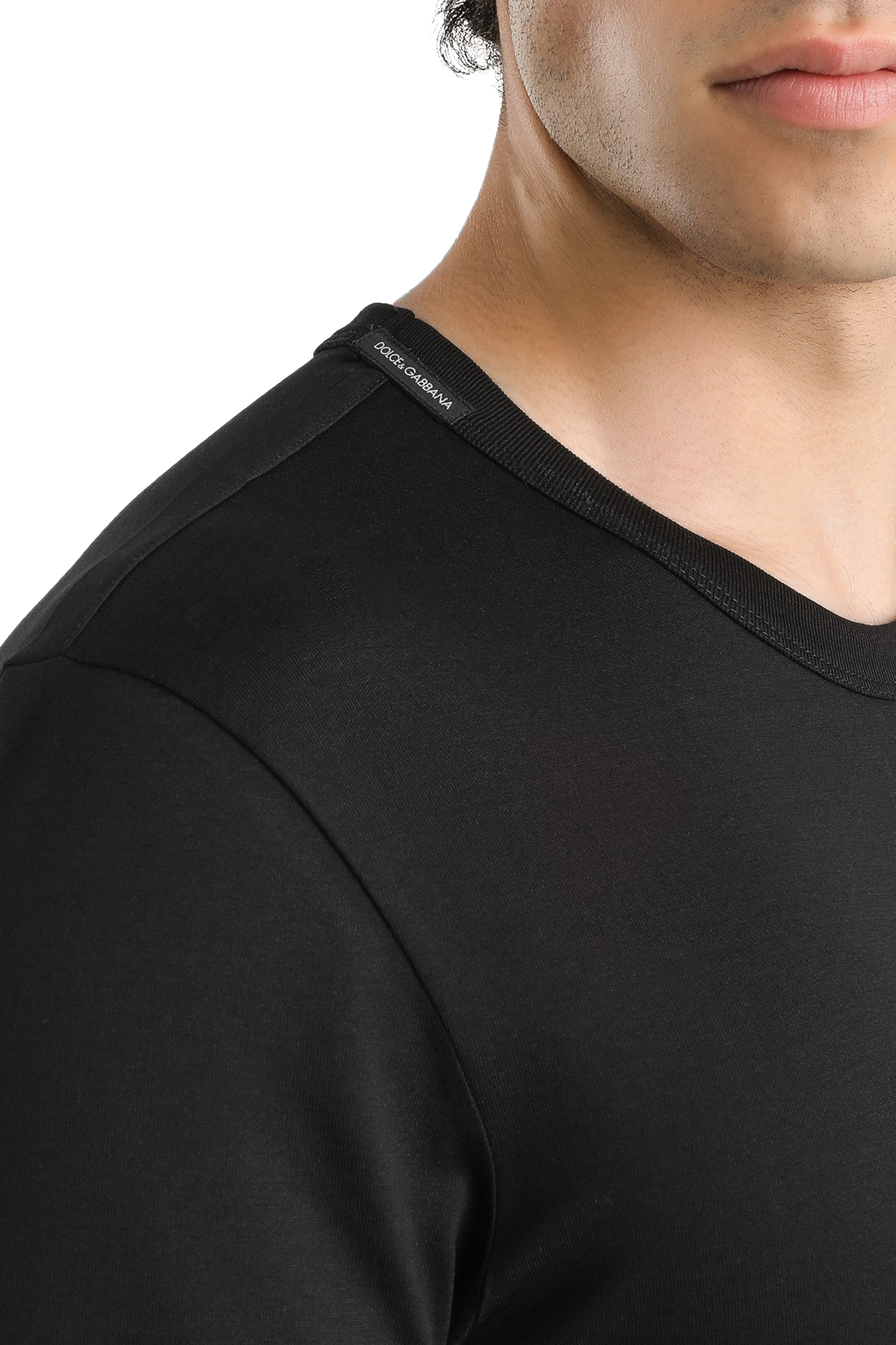 Cotton T-Shirt with Heraldic Patch