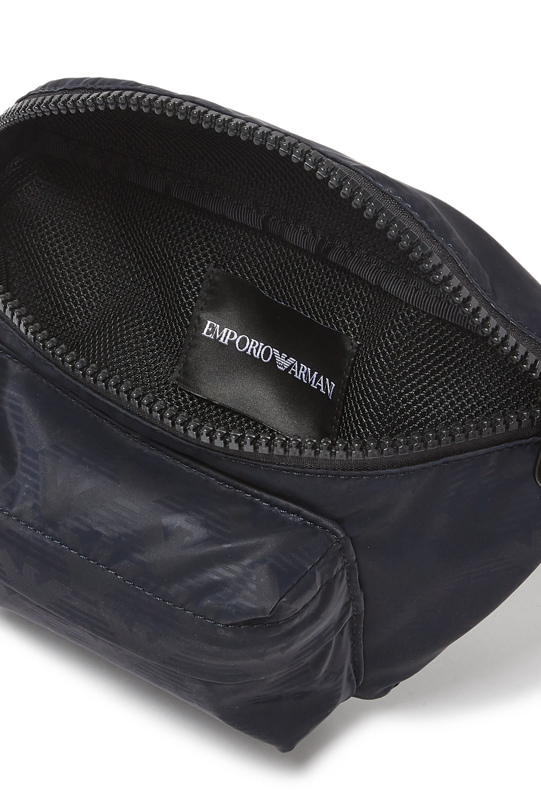 Kids Nylon Belt Bag with All-Over Jacquard Eagle