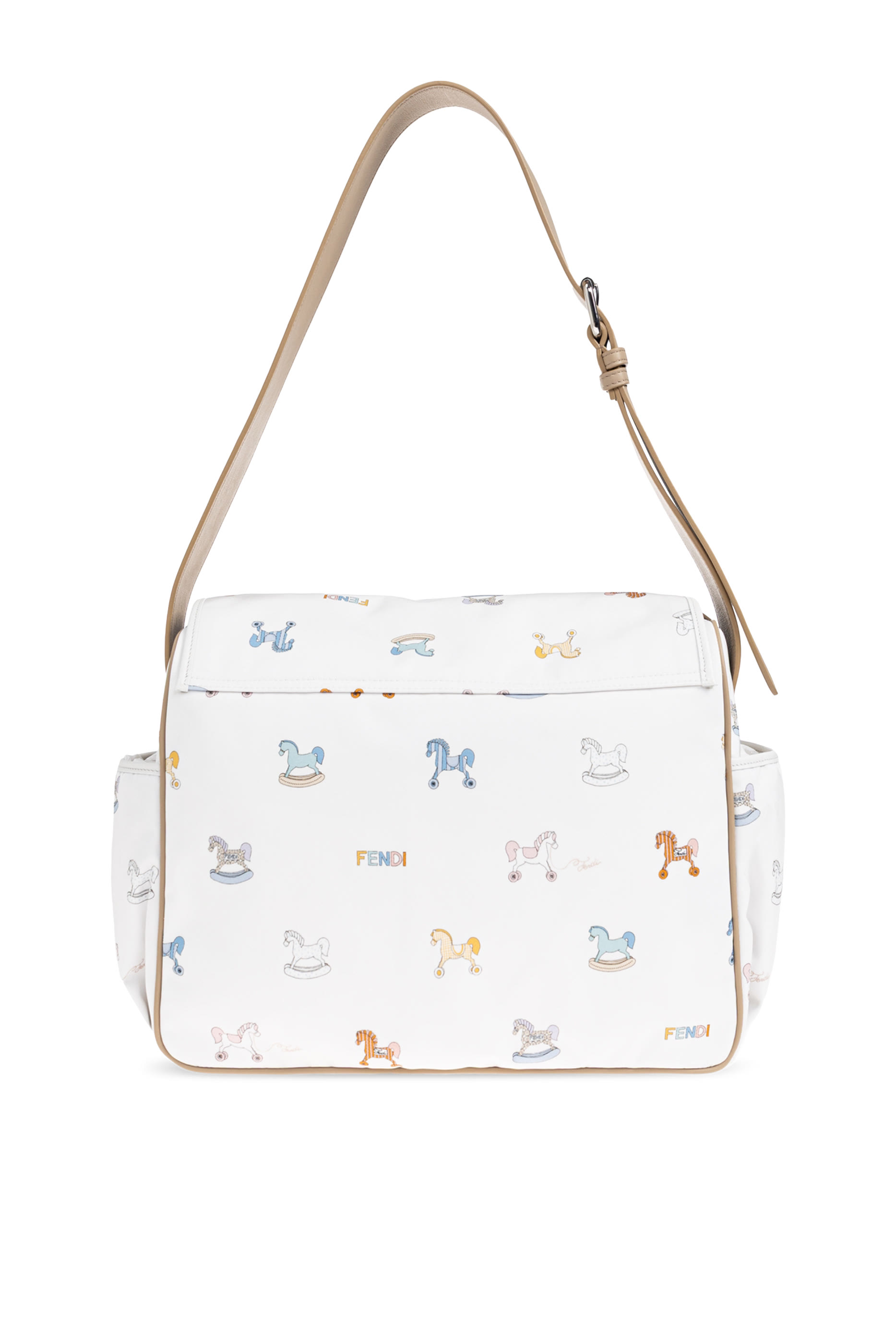 Kids Horse-Print Logo Changing Bag