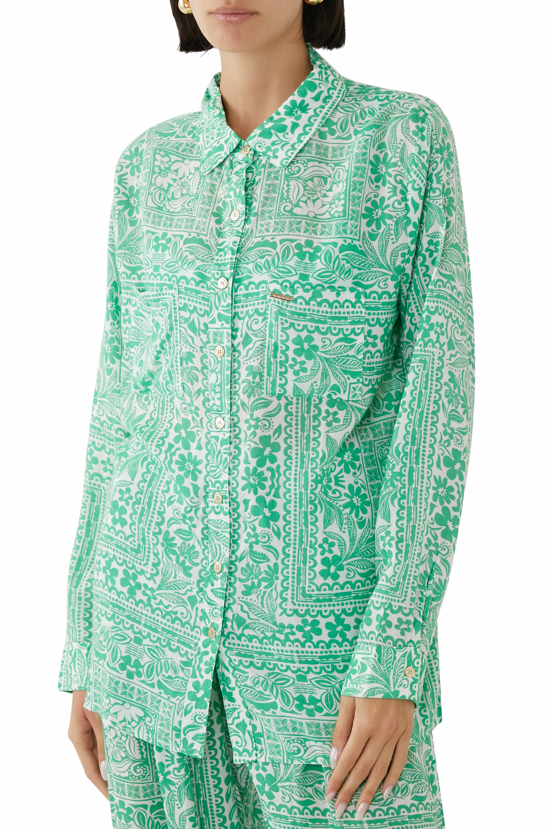 Millie Lime Links Shirt